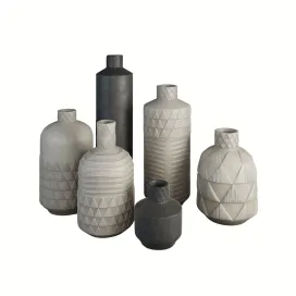 Pressed pattern vases 2
